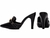 Sapato Scarpin Mule Revestida em Napa Preto e Taloneira Napa Preto. Torricella 67055A - comprar online