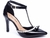Sapato Scarpin Revestida em Verniz Preto e Taloneira Napa Bege Torricella 66058C