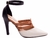 Sapato Scarpin Revestida em Napa Caramelo e Taloneira Napa Bege Torricella 66082J