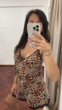 Pijama Cheetah - Lemon