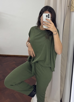 Pijama Oliva en internet