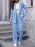 conjunto sastrero blazer y pantalón oversize - comprar online