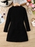 Vestido lanilla black infantil