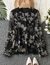blusa bordada en hilo micro tul 4XL PLUS SIZE