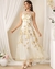 vestido tul bordado golden leaves - tienda online