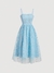 Imagen de vestido micro tul bordado floral