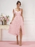 vestido microtul bordado 3D - comprar online