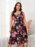 Vestido floral plus size - Glow Fits importados