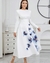 vestido mangas largas floral - tienda online