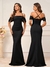 vestido off shoulder sage green flowy Plus Size XS al 4 XL - Glow Fits importados