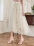 Falda de encaje premium L/36