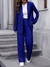 conjunto sastrero blazer y pantalón oversize