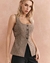 Top/chaleco sastrero tweed jacquard