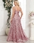 Vestido pink sparkly flowers - comprar online