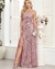 Vestido pink sparkly flowers - tienda online