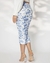 falda floral blue mesh M y XL - comprar online