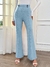 pantalón sastrero buttons baby blue M/38