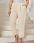 Imagen de pantalon sastrero beige plus size