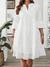 Vestido plus size broderie