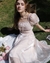 Vestido organza iridescente