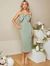 vestido coquette mint green version M