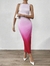 vestido fuchsia ombré S