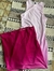 vestido fuchsia ombré S