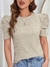 Blusa basic colours princess sleeve