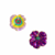 Broches esmaltados por Elaine Palma