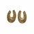 Brinco Snake em ouro vintage