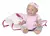 Bebote Muñeca sophie en mochila babylove rayito de sol S348