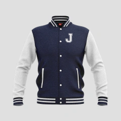 Jaqueta College blusa moletom De Frio Agasalho Letras Iniciais