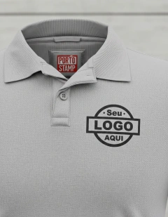 Camiseta Masculina Polo Pique Personalizada Sua Arte Empresa na internet