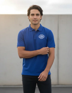 Camiseta Masculina Polo Pique Personalizada Sua Arte Empresa - loja online