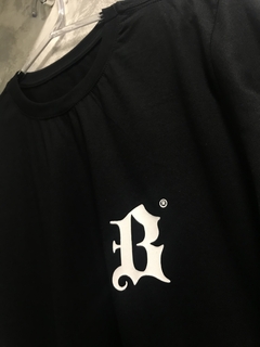 Imagem do CAMISETA REGULAR BLACKTARG - BÁSICA - ESTAMPA EM SILK - PRETA G - ALGODÃO