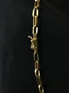 CORRENTE TIJOLINHO 4MM (100% MOEDA ANTIGA) 70CM - comprar online