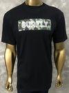 CAMISETA SURFLY CAMUFLA - ESTAMPA EM SILK - ALGODÃO PRETO G
