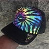 BONÉ OVERHEAD - SNAPBACK TELINHA (ABA RETA) PRETO TIE DYE