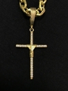 PINGENTE CRUZ (100% MOEDA ANTIGA) M - 3CMX4CM