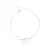 Pulseira Dois Corações de Prata 925