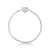 Pulseira Life Coração Cravejado 2.4MM Maleável