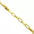 Corrente Carrier Arredondada 5mm (Fecho Canhão) (Banho Ouro 24k) - ImpacttusJoias