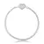Pulseira Life Coração Cravejado 2.4MM Maleável