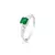 Anel Solitário com Pedra Zircônia de Prata 925 - comprar online