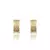 Brinco Argola 30 Pedras de Zircônia (Banho Ouro 24k) - comprar online