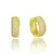 Brinco Argola Cravejada em Zircônia 52 Pedras (Banho Ouro 24k)