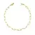 Pulseira Carrier Longa 4mm (Fecho Canhão) (Banho Ouro 24k)