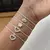 Pulseira Veneziana Coração Cravejado de Prata 925 na internet