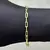 Pulseira Carrier Longa 4mm (Fecho Canhão) (Banho Ouro 24k) - comprar online