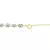 Choker Olho Grego Branco (35cm + Extensor) (Fecho Tradicional) (Banho Ouro 24k) na internet